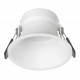 Foco empotrar LED fijo Redondo Ø105mm KONIC 12W 100º UGR19 IP54, Blanco ó Negro